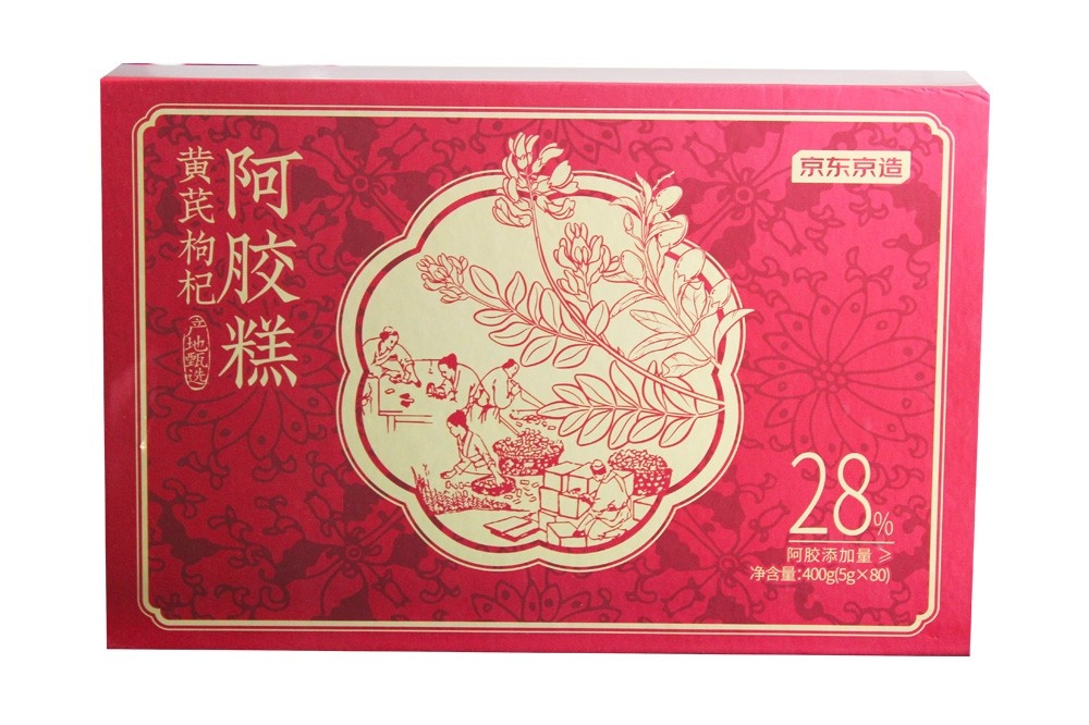 黃芪枸杞阿膠糕-京東京造400g/盒